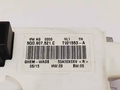 Автозапчасти б/у сопротивление нагреву за seat leon (5f1) i-tech ссылки oem iam 5q0907521c  