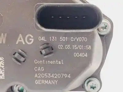 Автозапчастина б/у коробка метелика для seat leon (5f1) i-tech посилання на oem iam 04l131501c  