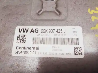 İkinci el araba yedek parçası ecu motor kontrol cihazi için skoda octavia lim. (5e3) rs 245 oem iam referansları 06k907425j  5wa1801001