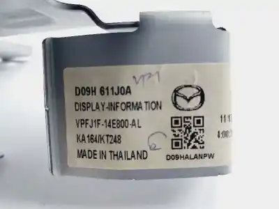 Автозапчастина б/у багатофункційний дисплей для mazda 2 lim. () luxury посилання на oem iam d09h611j0a  