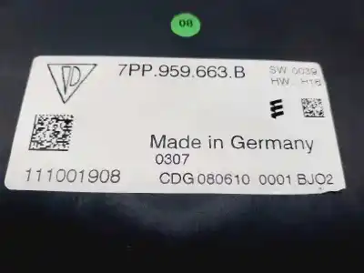 Second-hand car spare part electronic module for porsche panamera 4 oem iam references 7pp959663b  111001908