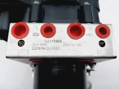 Peça sobressalente para automóvel em segunda mão abs por fiat 500 (312_) 1.0 mild hybrid (312.ayd1b) referências oem iam 00522178680 0265297601 52217868