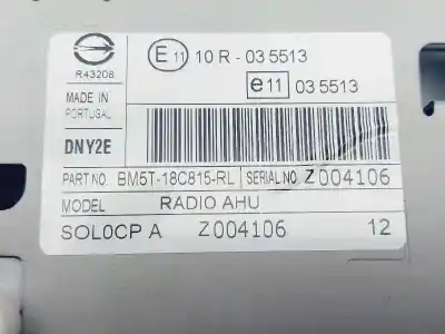 Автозапчастина б/у аудіо система / радіо cd для ford b-max titanium x посилання на oem iam bm5t18c815rl  
