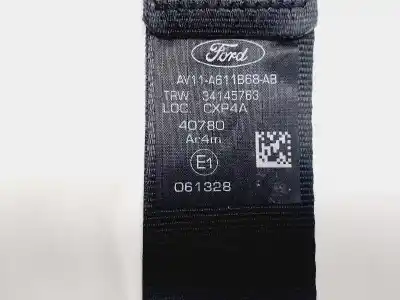 Автозапчастина б/у задній правий ремін безпеки для ford b-max titanium x посилання на oem iam av11a611b68ab  1791582