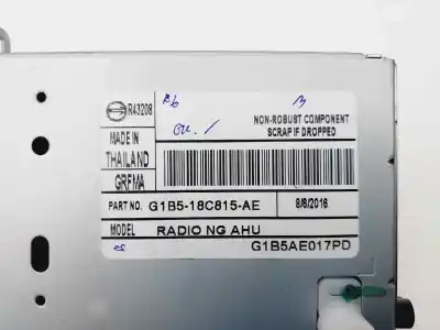 Second-hand car spare part audio system / radio cd for ford ka+ ultimate oem iam references g1b518c815ae  