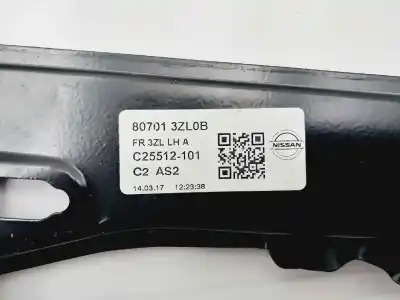 Second-hand car spare part driver left window regulator for nissan pulsar (c13) tekna oem iam references 807013zl0b  wr18002