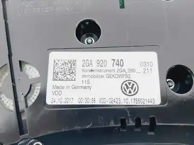 Peça sobressalente para automóvel em segunda mão quadrante por volkswagen t-roc edition referências oem iam 2ga920740  