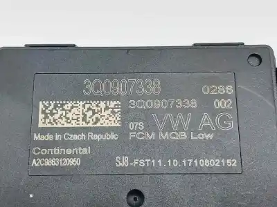 Second-hand car spare part electronic module for volkswagen t-roc edition oem iam references 3q0907338  