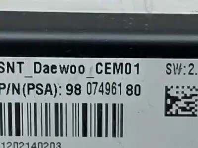 Second-hand car spare part interior light for citroen c4 lim. business oem iam references 9671645977  