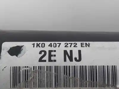 Автозапчастина б/у передня права трансмісія для seat leon (1p1) reference посилання на oem iam 1k0407272en  