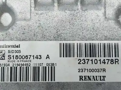 Second-hand car spare part ecu engine control for renault fluence dynamique oem iam references 237101478r s180067143a 237100037r
