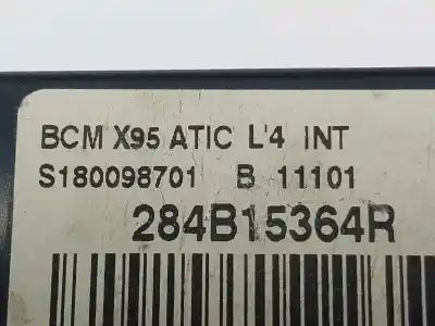 Second-hand car spare part fuse box unit for renault fluence dynamique oem iam references 284b15364r  s180098701