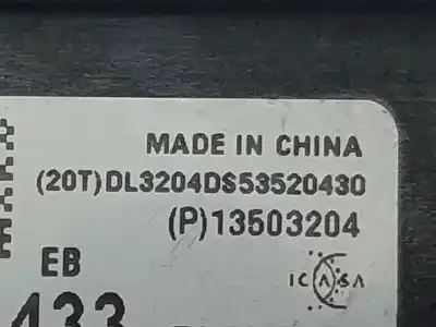 Pezzo di ricambio per auto di seconda mano modulo elettronico per opel corsa e selective riferimenti oem iam 13503204   Pezzo di ricambio per auto di seconda mano modulo elettronico per opel corsa e selective riferimenti oem iam 13503204