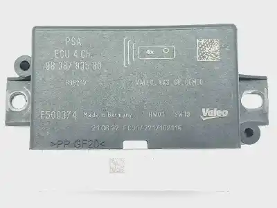 Second-hand car spare part electronic module for peugeot partner iii 1.5 diesel oem iam references 9838793580