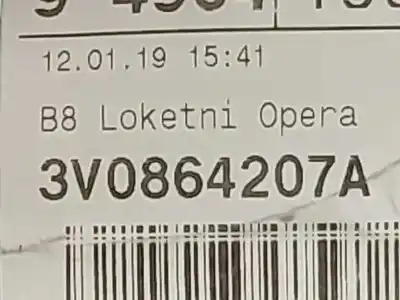 Piesă de schimb auto la mâna a doua cotiera centrala pentru skoda superb (3v3) style referințe oem iam 3v0864207a  