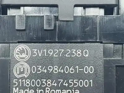 Pezzo di ricambio per auto di seconda mano comando multifunzione per skoda superb (3v3) style riferimenti oem iam 3v1927238q  03498406100