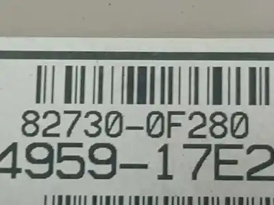 Second-hand car spare part fuse box unit for toyota verso active oem iam references 827300f280  