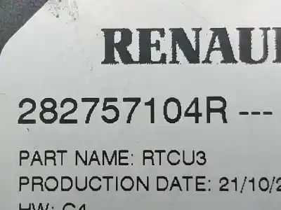 Second-hand car spare part electronic module for renault trafic combi 2.0 dci diesel energy oem iam references 282757104r  