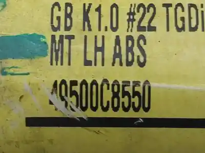 Second-hand car spare part front left transmission for hyundai i20 active tecno oem iam references 49500c8550  