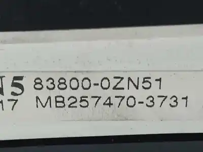 Peça sobressalente para automóvel em segunda mão quadrante por toyota auris hybrid active referências oem iam 838000zn51  mb2574703731