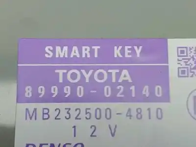 Second-hand car spare part electronic module for toyota auris hybrid active oem iam references 8999002140  mb2325004810