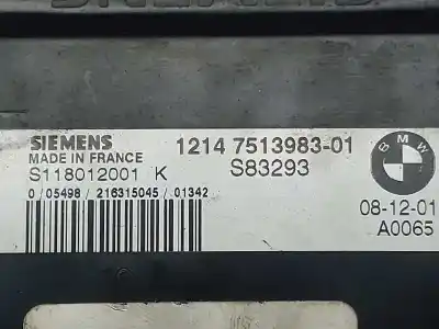 Second-hand car spare part ecu engine control for bmw mini (r50,r53) one oem iam references 1214751398301 s118012001k s83293