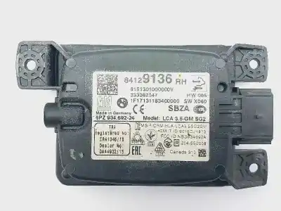 Peça sobressalente para automóvel em segunda mão módulo eletrônico por opel insignia grand sport excellence referências oem iam 84129136