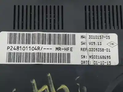 Peça sobressalente para automóvel em segunda mão quadrante por renault kadjar limited 4x4 referências oem iam p248101104r  320935801