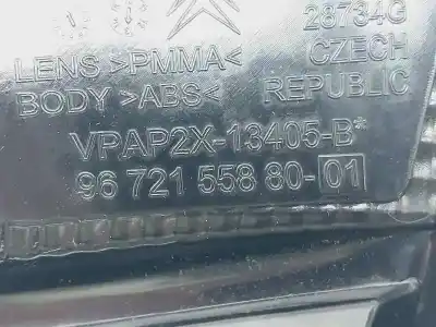 Second-hand car spare part interior left tailgate light for citroen c4 lim. business oem iam references 967215588001  9672155880