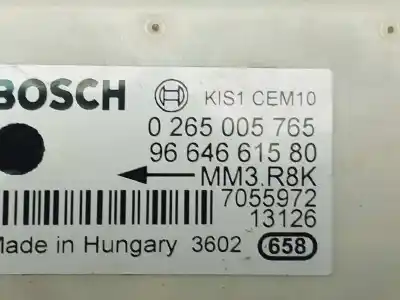 Peça sobressalente para automóvel em segunda mão módulo eletrônico por citroen c4 lim. business referências oem iam 9664661580  0265005765