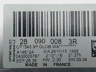 Second-hand car spare part multifunction display for renault talisman limited oem iam references 280900083r  