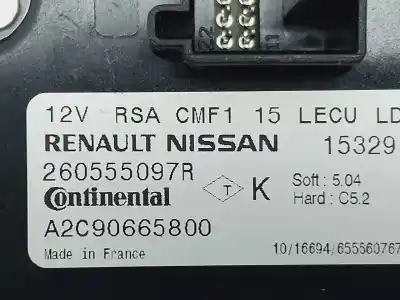 Peça sobressalente para automóvel em segunda mão módulo eletrônico por renault talisman limited referências oem iam 260555097r  a2c90665800