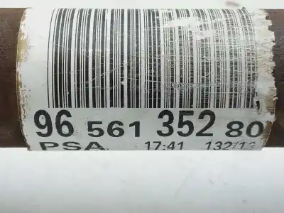 Pezzo di ricambio per auto di seconda mano trasmissione anteriore sinistra per citroen c4 lim. business riferimenti oem iam 9656135280  