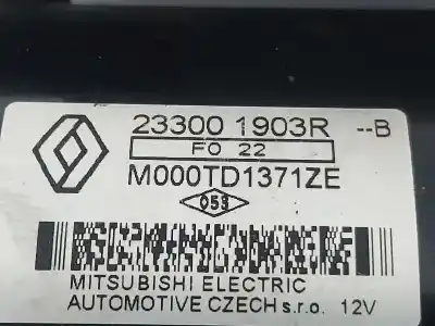 Автозапчастина б/у двигун запускається для dacia dokker 1.6i glp посилання на oem iam 233001903r  m000td1371ze