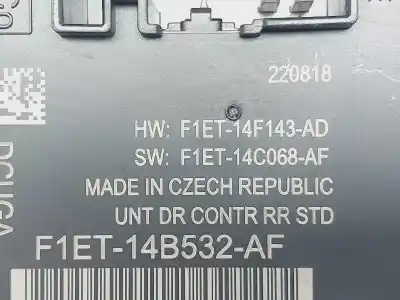 Pezzo di ricambio per auto di seconda mano modulo elettronico per ford c-max (ceu) trend riferimenti oem iam f1et14b532af f1et14c068af f1et14f143ad