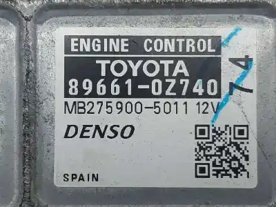 Second-hand car spare part ecu engine control for toyota auris active oem iam references 896610z740  mb2759005011