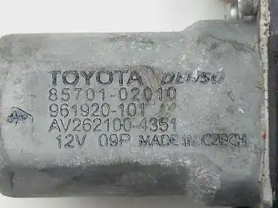 Second-hand car spare part passenger side right window regulator for toyota auris active oem iam references c14345100 961920101 8570102010