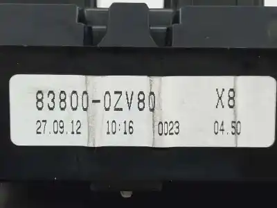 Peça sobressalente para automóvel em segunda mão quadrante por toyota auris active referências oem iam 838000zv80  