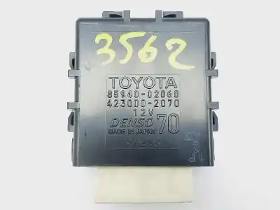 Second-hand car spare part ELECTRONIC MODULE for TOYOTA AURIS  OEM IAM references 8594002060  430002070