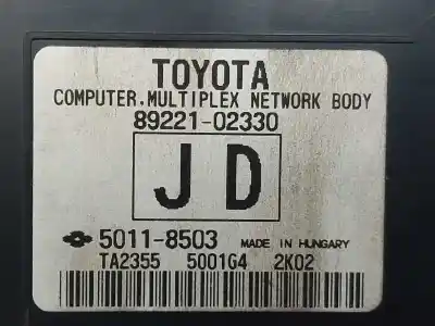 Second-hand car spare part electronic module for toyota auris active oem iam references 8922102330  50118503