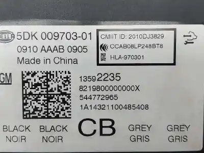 Second-hand car spare part electronic module for opel insignia berlina selective oem iam references 5dk00970301 13592235 0910aaab0905