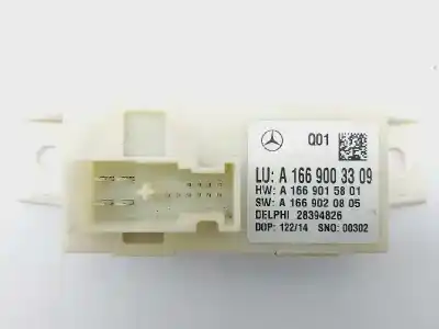 Pezzo di ricambio per auto di seconda mano MODULO ELETTRONICO per MERCEDES-BENZ CLASE B (W246)  Riferimenti OEM IAM A1669003309 A1669020805 A1669015801