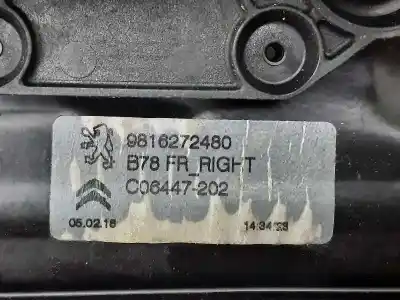 Автозапчасти б/у регулятор стекла переднего правого за citroen c4 picasso feel ссылки oem iam 9816272480 9816271180 c06447202