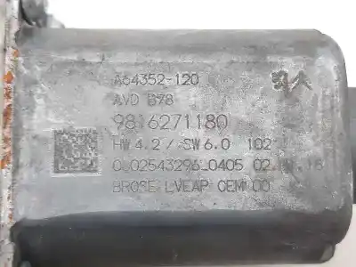 Автозапчасти б/у регулятор стекла переднего правого за citroen c4 picasso feel ссылки oem iam 9816272480 9816271180 c06447202