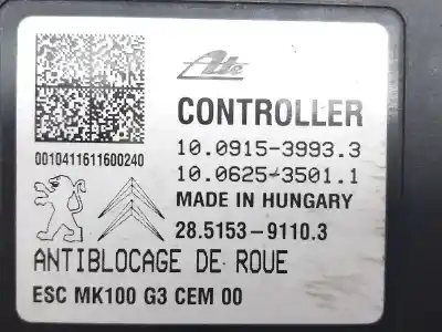 Автозапчастина б/у абс для citroen c4 cactus rip curl посилання на oem iam 9819474880 10062535011 10091539933