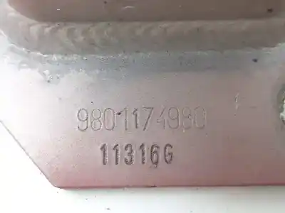 Second-hand car spare part rear bumper reinforcement for citroen c4 cactus rip curl oem iam references 9801174980  