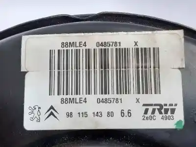 Pezzo di ricambio per auto di seconda mano servo freio per citroen c4 cactus rip curl riferimenti oem iam 9811514380  