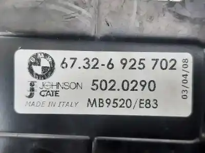 Peça sobressalente para automóvel em segunda mão termoventilador elétrico por bmw x3 (e83) xdrive 20 d referências oem iam 17423414008 5020290 67326925702
