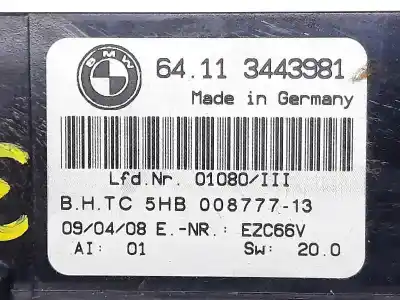 Peça sobressalente para automóvel em segunda mão comando de sofagem (chauffage / ar condicionado) por bmw x3 (e83) xdrive 20 d referências oem iam 64113443981  