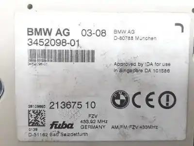 Second-hand car spare part electronic module for bmw x3 (e83) xdrive 20 d oem iam references 345209801  